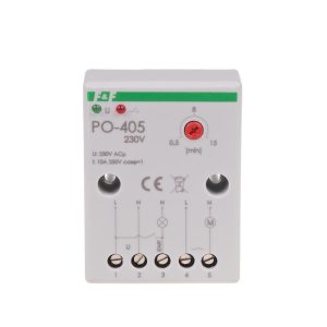 F&F PO-405 Zeitrelais 230V AC mit verzögerten Impulsen 1Schliesser | elotronics