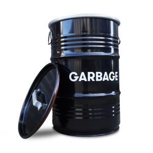 BinBin Handgriff garbage industrieller Mülleimer Abfalltrennung 60 L | Barrelkings.com