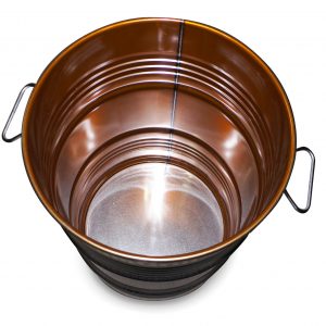 BinBin Hole Plastik Mülleimer 60 Liter Ölfass mit Lochabdeckung | Barrelkings.com