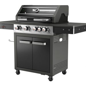 Gasgrill Ranger Pro 410 4-Brenner BBQ mit Kabinett und Seitenbrenner | Barrelkings.com