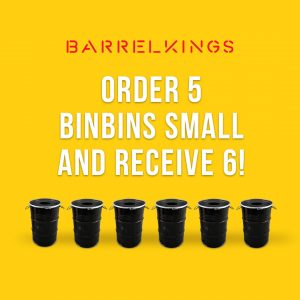 Deal prüfen: 5 BinBins klein + 1 gratis | Barrelkings.com