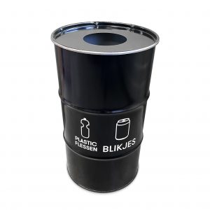 BinBin Flame Duo Dosen und Flaschen Sammelbehälter Ölfass mit schwer entflammbarem Deckel – Copy | Barrelkings.com
