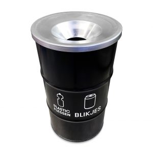 BinBin Flame Duo Dosen und Flaschen Sammelbehälter Ölfass mit schwer entflammbarem Deckel | Barrelkings.com