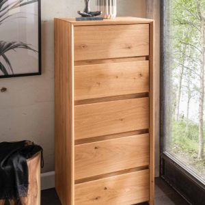 Massive Kommode OLA in Wildeiche massiv | massive-naturmoebel