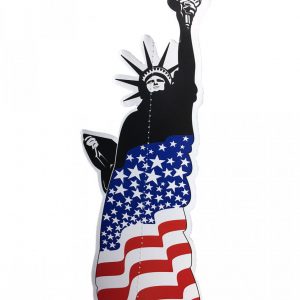 Wimpel Freiheitsstatue als Hänge Deko | Karneval-Universe