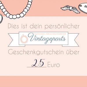 Geschenkgutschein über 25 Euro | vintageparts.eu