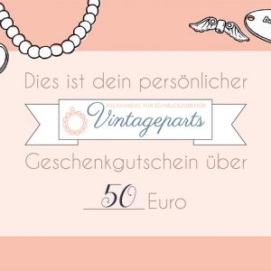Geschenkgutschein über 50 Euro | vintageparts.eu