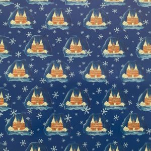 Geschenkpapier Holstentor im Winter | Lübeck Places Shop