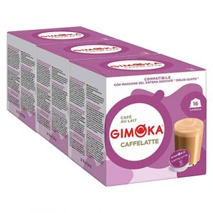 Gimoka – Caffe Latte – 3x 16 Kapseln | Foodworld-XL