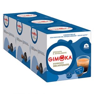 Gimoka – Espresso Decaffeinato Soave – 3x 16 Kapseln | Foodworld-XL