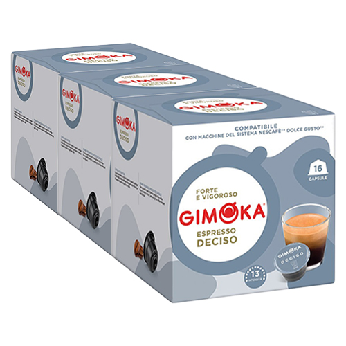 Gimoka - Espresso Deciso - 3x 16 Kapseln | Foodworld-XL