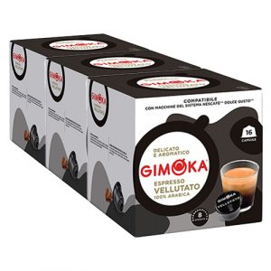 Gimoka – Espresso Vellutato – 3x 16 Kapseln | Foodworld-XL