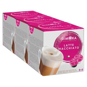 Gimoka – Latte Macchiato – 3x 16 Kapseln | Foodworld-XL
