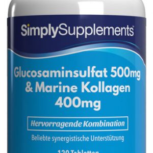 Glucosamin 500mg & Marine Kollagen 400mg – 240 Tabletten | SimplySupplements