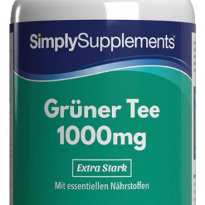 Grüner Tee 1000mg – 360 Kapseln | SimplySupplements