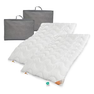 2 Stk. extra warme Hallo Wach Klimafaser Winterdecke Bettdecke 135×200 | Bettenhaus-Breuer