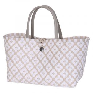 Handed By – Mini Motif Bag Shopper – Pale Grey – Größe S | Zeitgeist Shop
