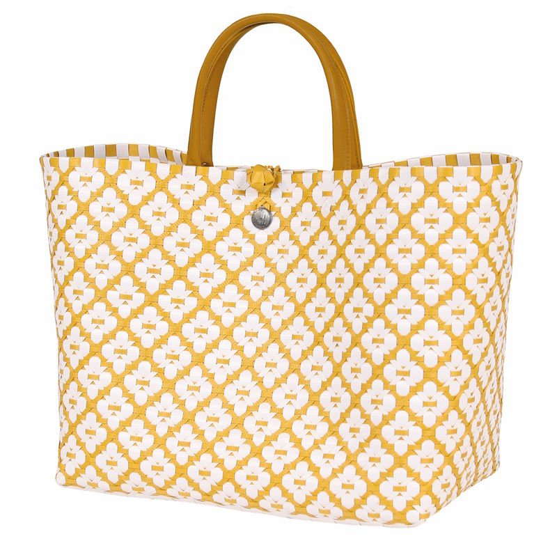 Handed By - Motif Bag Shopper - Mustard - Größe L | Zeitgeist Shop
