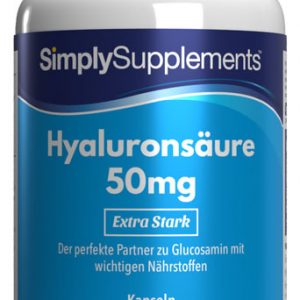 Hyaluronsäure 50mg – 180 Kapseln | SimplySupplements