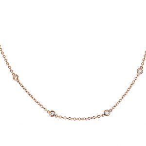 Diamant Collier 0,40 ct Rotgold 750 | Diamondoro.de