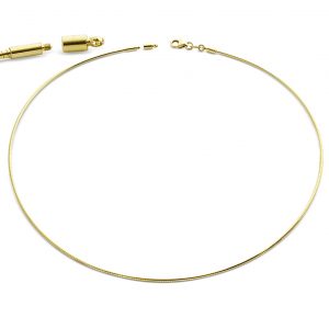 Omegareif, Halsreif 1,0 mm Gelbgold 750 | Diamondoro.de