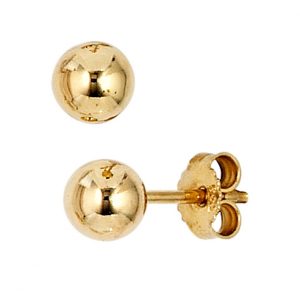 Kugel-Ohrstecker Gelbgold 333 | Diamondoro.de