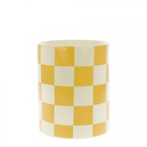 Scentchips Chequered Gelb Wachsbrenner – Duftbrenner | Worldofscentchips.com