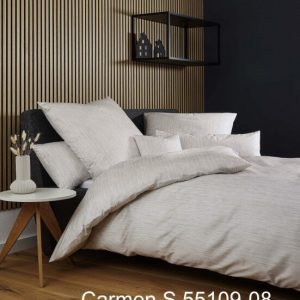 Janine Janine Interlock-Jersey Bettwäsche CARMEN S 55109 grau beige Größe: 135×200 cm + 80×80 cm | Janine Bettwäsche