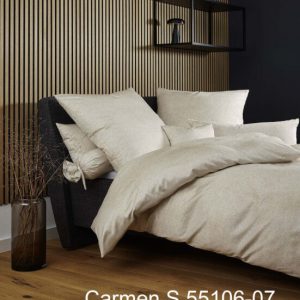 Janine Janine Interlock-Jersey Bettwäsche CARMEN S 55106 beige Größe: 40×40 cm | Janine Bettwäsche