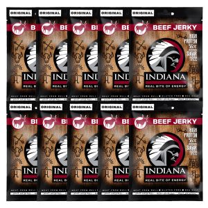 INDIANA Beef Jerky – 25g 10er Pack Original | indiana-jerky
