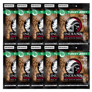 INDIANA Turkey Jerky – 25g 10er Pack | indiana-jerky