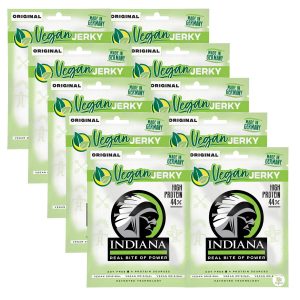 INDIANA Vegan Jerky – 25g 10er Pack Original | indiana-jerky