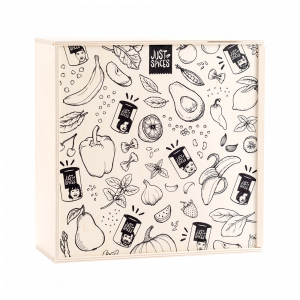 Große Holzbox: 16 Gewürze | Just Spices