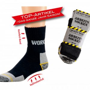 Arbeitssocken „Work“ Komfortbund 3 Paar | wirverkaufenguenstig