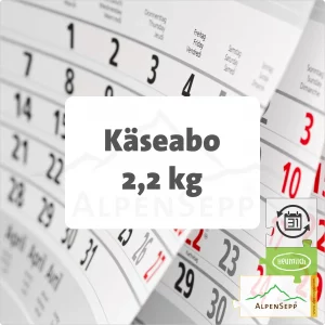 ABO BERGKÄSE + SCHNITTKÄSE – 2,2 KG | laktosefrei | 10 möglichen Käsesorten | für den Alpenkäse Kenner + Käseprofi | mit flexibler Laufzeit des Käs |