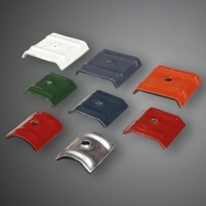 Kalotten für verschiedene Lichtplatten Profile, Farbe: Pressblank / natur, 100 Stk./Pak | Baustoffhandel Carstensen