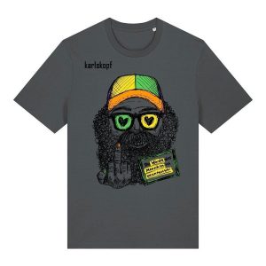 karlskopf Herren T-Shirt BUNTMACHER, anthrazit, Gr??e XXXL | Karlskopf