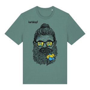 karlskopf Herren T-Shirt SUMMERVIBES, gruen, Gr??e M | Karlskopf