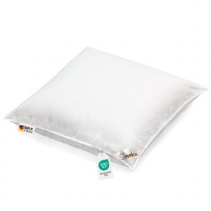 Kopfkissen Allergiker Kissen 60° Wäsche Baumwollbezug Klimafaser 80×80 | Bettenhaus-Breuer