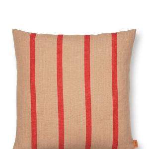 Kissenhülle Grand camel/red | Geliebtes Zuhause DE