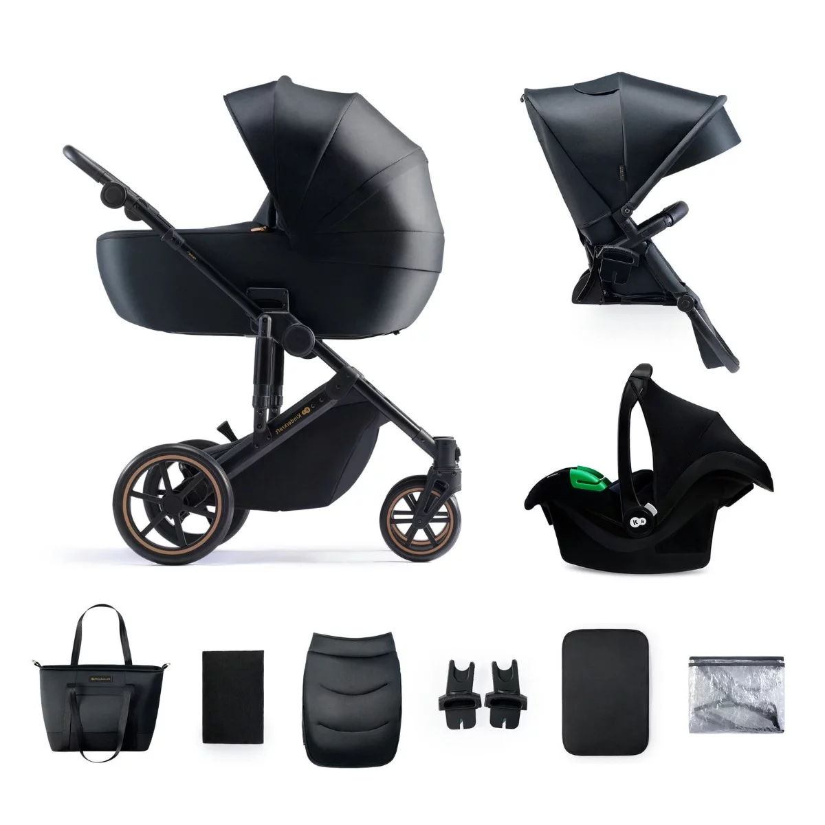 Kinderwagen 3in1 PRIME 2 PRO schwarz | Kinderkraft