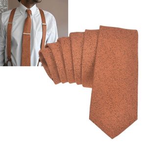 Sir Redman Krawatte “Bart Barocco” 7cm rust (rost) | Ordnung und mehr