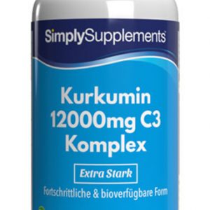 Kurkumin (Tumeric) C3 Komplex 12.000mg – 90 Kapseln | SimplySupplements