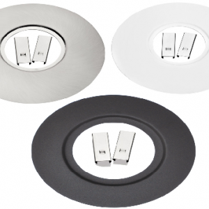 Druckguss Ausgleichsblende f?r Einbaurahmen 135mm verschiedene Farben | bigE