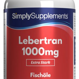 Lebertran 1000mg – 360 Kapseln | SimplySupplements