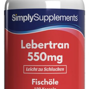 Lebertran 550mg – 360 Kapseln | SimplySupplements