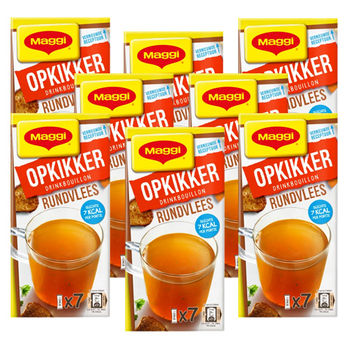 Maggi - OPKIKKER Trinkbrühe Rind - 8x 23,1g | Foodworld-XL