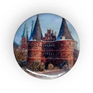 Magnet Holstentor – Aquarelldesign | Lübeck Places Shop