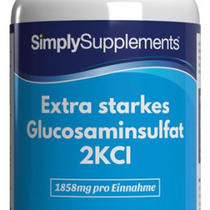 Max Strength Glucosaminsulfat 1858mg 2KCl – 120 Tabletten | SimplySupplements