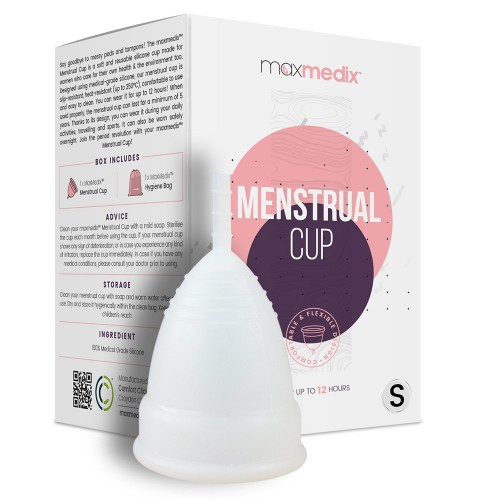maxmedix Menstruationstasse -Tasse - Komfortabel und einfach zu handhaben - ? Einfache und saubere Alternative | ShytoBuy